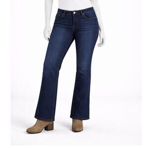 Levis Signature Bootcut Jeans 36x30 18M Mid Rise Stretch Dark Wash rodeo curvy